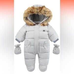 Baby Winter Snowsuit Toddler Jacket Clothes For Infant Jumpsuit Hoodied
